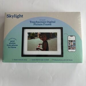 Skylight 10 inch Touchscreen Digital Picture Frame Black Wi-Fi 8GB Storage NEW